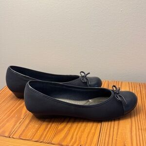 Abella Navy Ballet Flats Size 8.5